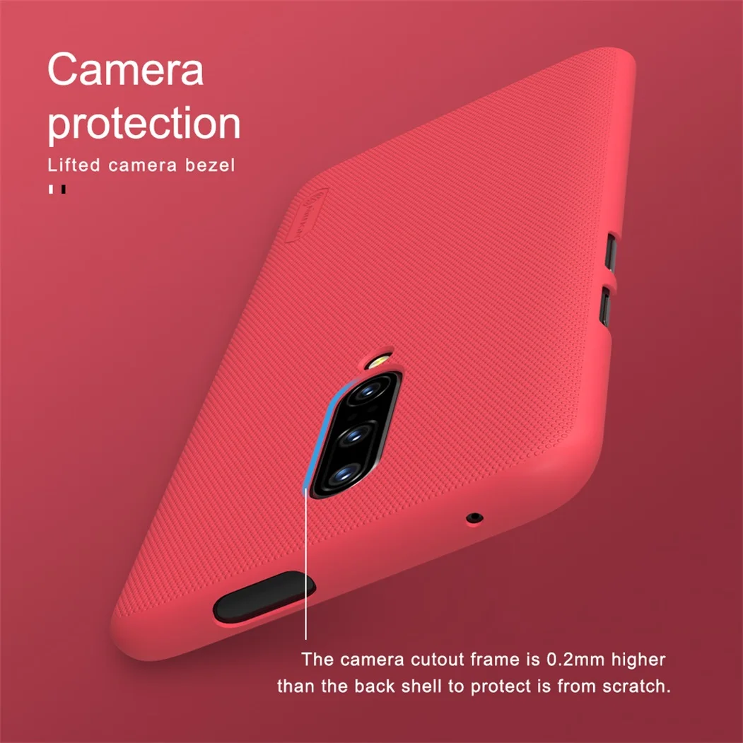 For OnePlus 7 Pro Case OnePlus7 Cover Nillkin Super Frosted Shield Hard PC Back Cover Phone protector Case For One Plus 7 Pro