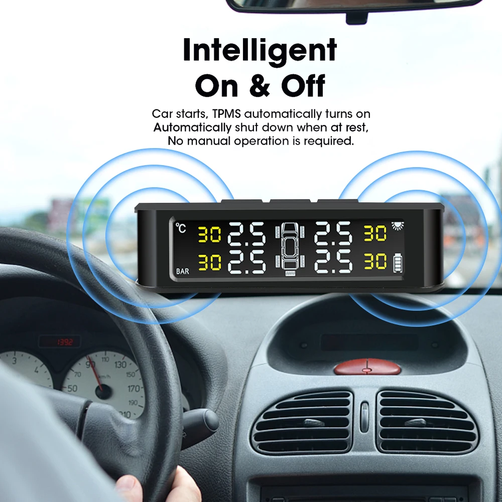 Регулятором солнечного заряда системы контроля давления в шинах автомобиля шины