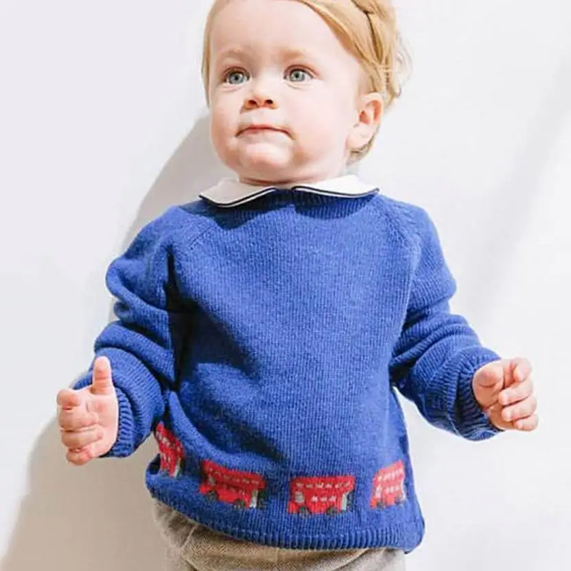 

Детский шерстяной свитер, для мальчиков, пуловер свитер вязаная одежда