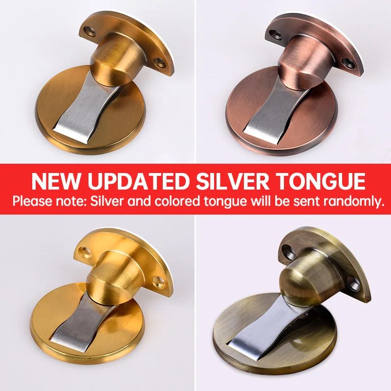 Магнитный дверной стопор из нержавеющей стали магнитный держатель туалет стекло