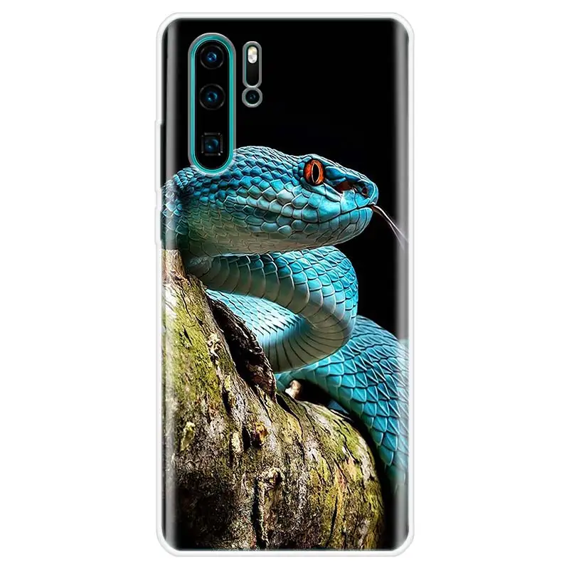 Leather Snake Scales Phone Case For Honor 50 20 Pro 10i 9 Lite 9X 8A 8S 8X 7S 7X 7A Huawei P Smart Z 2021 Y5 Y6 Y7 Y9 Cover Fund images - 6