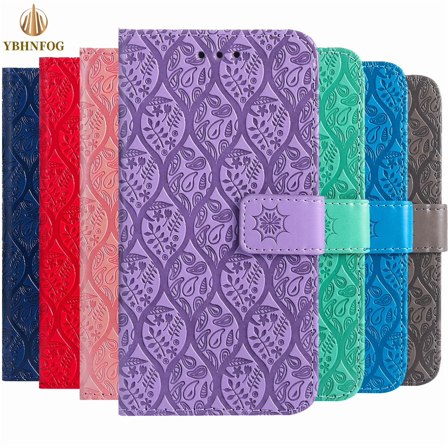 Роскошный кожаный чехол кошелек с 3D откидной крышкой для iPhone 12 Mini 11 Pro Max X XS MAX XR 6 6S 7