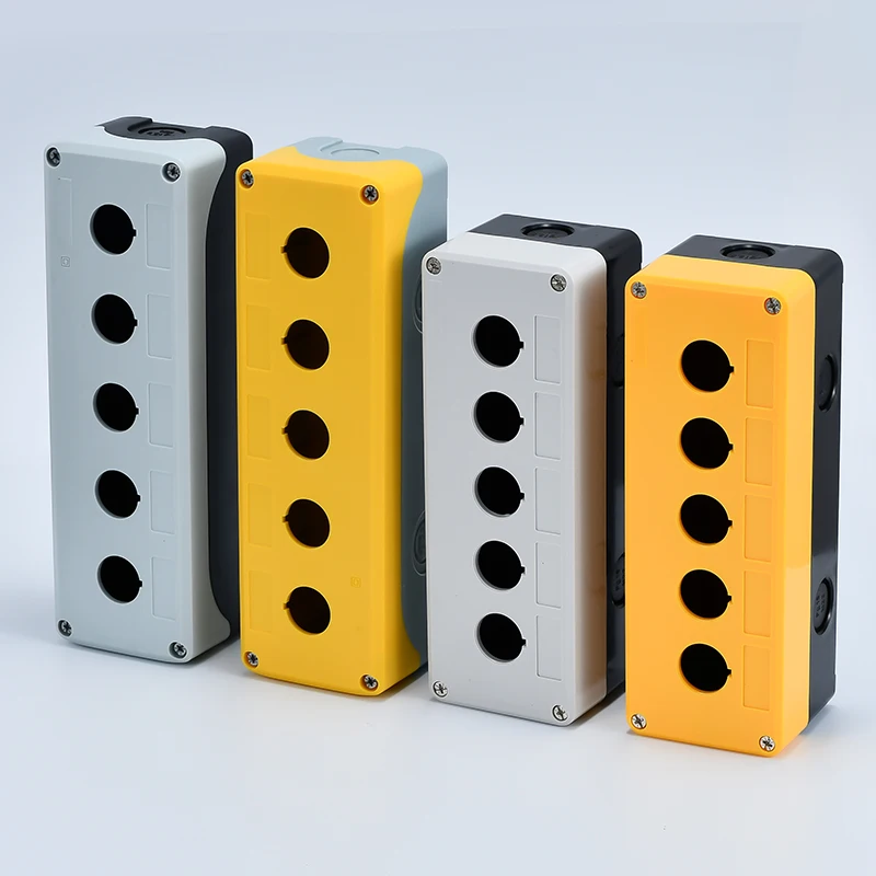 Водонепроницаемый кнопочный переключатель IP67 промышленный с 12345 отверстиями