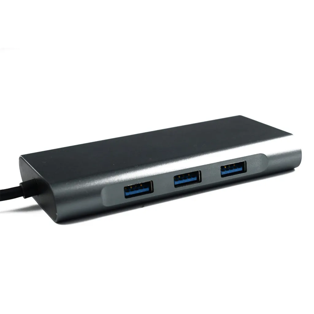 Мульти USB 3 0 Тип c к одиночному/двойному HDMI VGA RJ45 2 hdmi pd sd tf Аудио 1080P 11 в 1 usb-хаб 2019