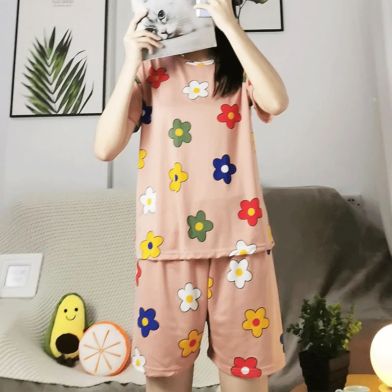 Creation 101 летняя Пижама женская новая Корейская Домашняя одежда шорты с коротким