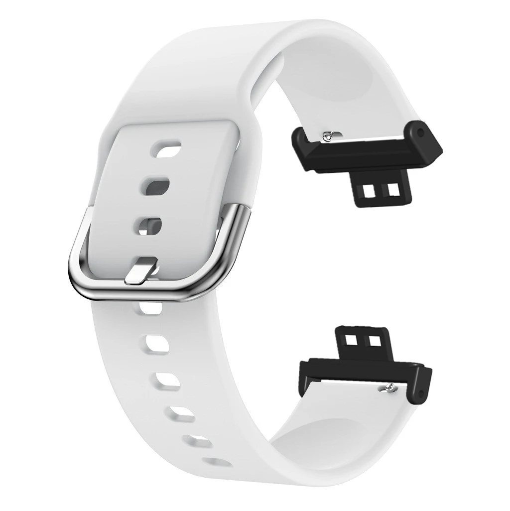 New Silicone Watchbands For Huawei Watch FIT Replacement Accessories Pure Color Casual Sport Wrist Band Smartwatch Strap Band