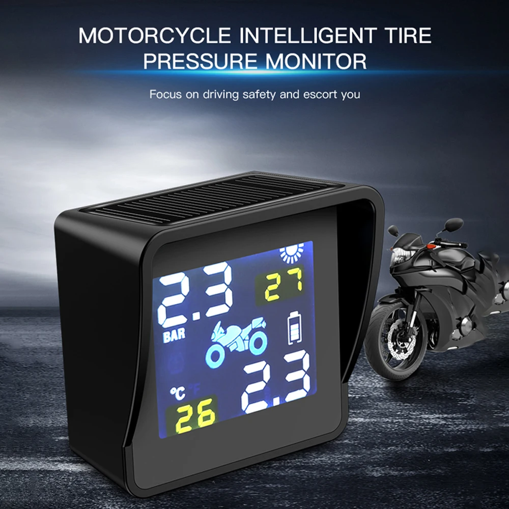 Беспроводная система контроля давления в шинах мотоцикла TPMS водонепроницаемый