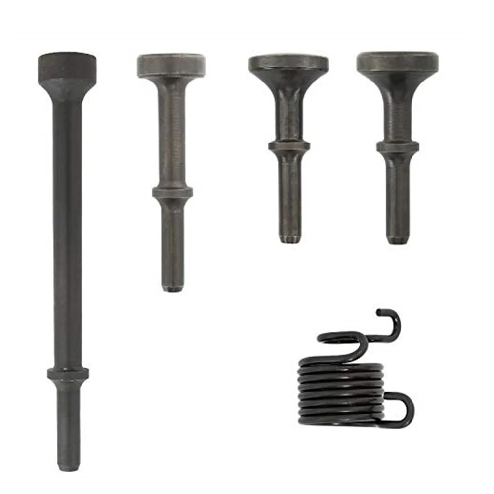 

Kit Hammer bit Supplies Smoothing Pneumatic Air Spring Chisel Steel Black