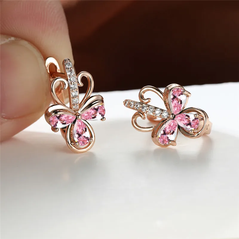 Женские милые маленькие серьги-кольца Роскошные Разноцветные серьги с