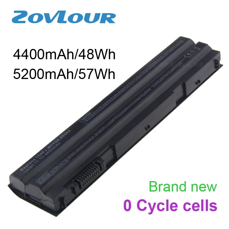 Zovlour Оригинальный аккумулятор для ноутбука Dell Latitude E5420 E6420 E5530 E5520 E5430 E6530 E6520 E6430 T54FJ