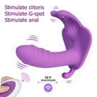 Фаллоимитатор в виде бабочки, вибратор, секс-игрушки для пары, оргазм, мастурбатор, беспроводные вибратор с пультом управления, вибраторы для женских трусиков