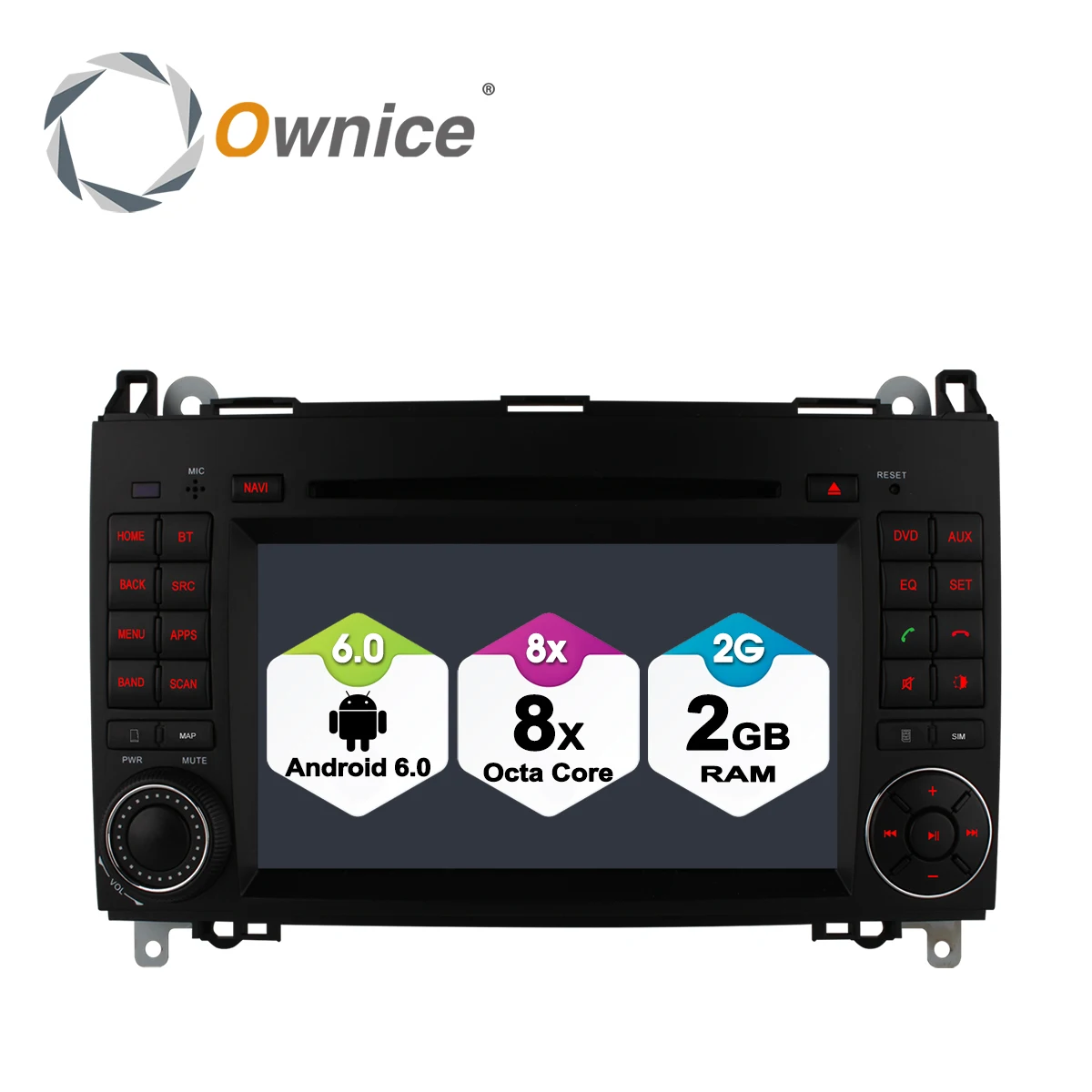 Автомобильный DVD плеер Ownice C500 8 ядер 32 Гб ПЗУ Android 6 0 для Mercedes B200 W169 A160 Viano Vito GPS NAVI RADIO