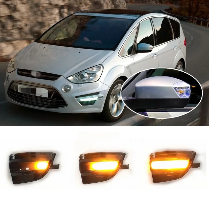 

Fit for Ford S-Max WA6 06-14 Kuga MKI 08-12 C-Max MKII Galaxy WA6 06-15 Dynamic Blinker Indicator Mirror Turn Light Signal