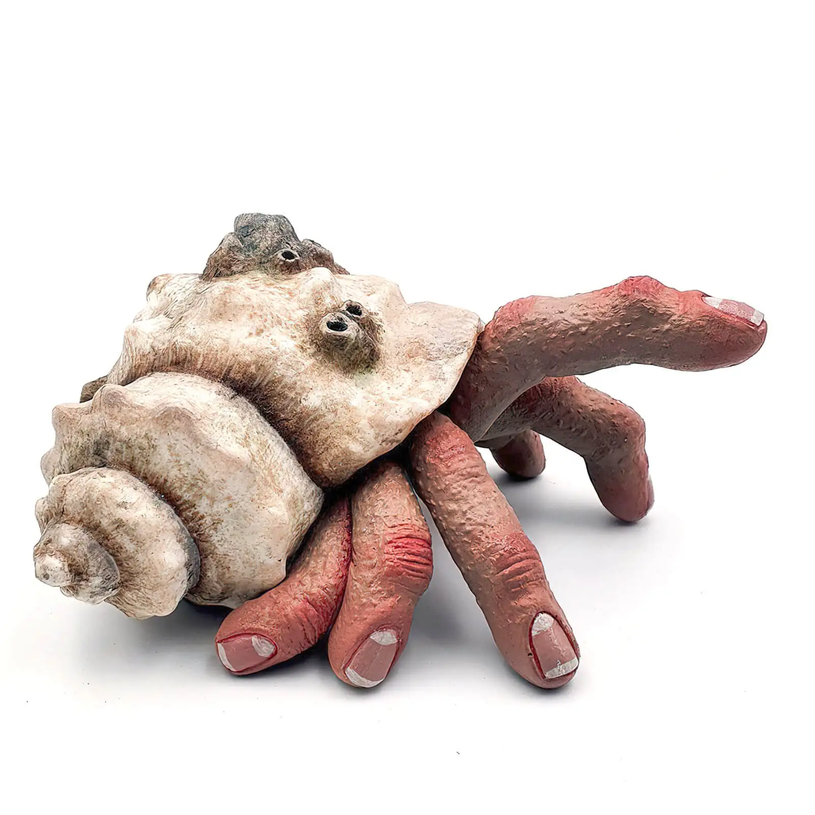 

Finger Crab Creepy Scary Snail Hand Horror Resin Statue Resin Crafts Handmade Statue Sculpture Modern Figurines Home Decor