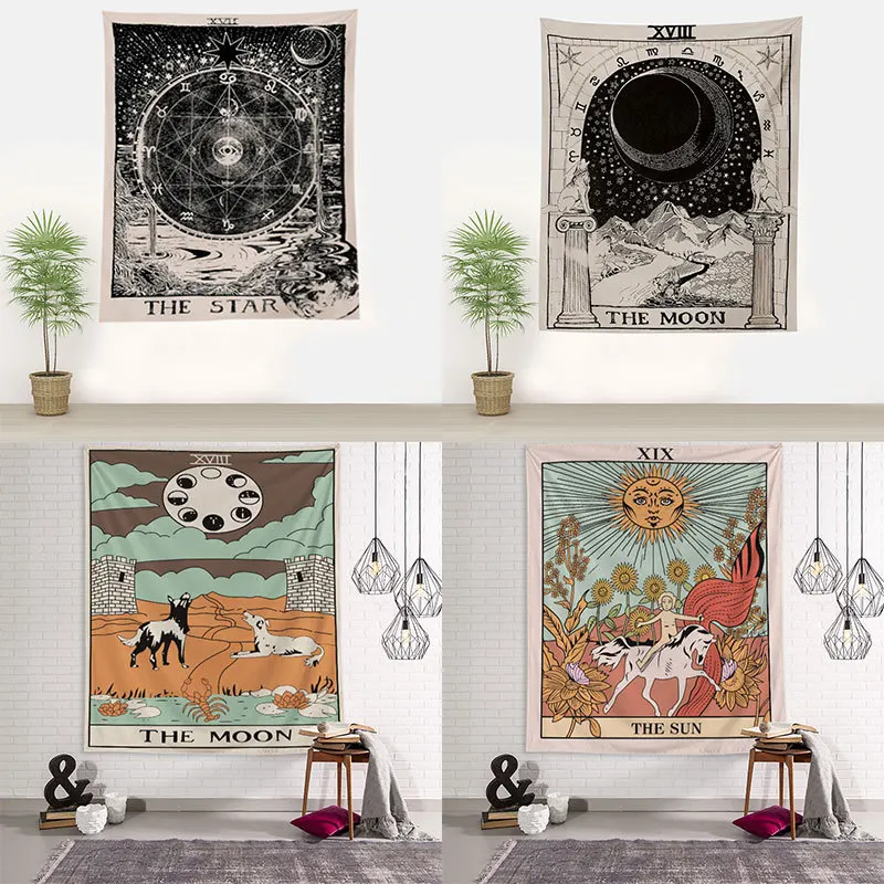 Фоновая ткань Taro декоративная подвесная настенное одеяло пляжное полотенце