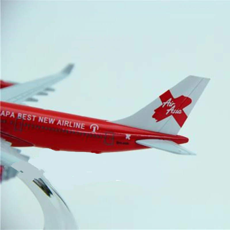 1/400 масштаб 16 см Airbus A340 AIRASIA самолет сплав игрушечные модели самолетов для