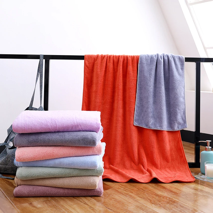 

Coral Fleece Candy Color Face Towel Bathroom Solid Colour Quick-Dry Bath Towels for Home Hotel Adult Kids Toalla Toalha De Banho