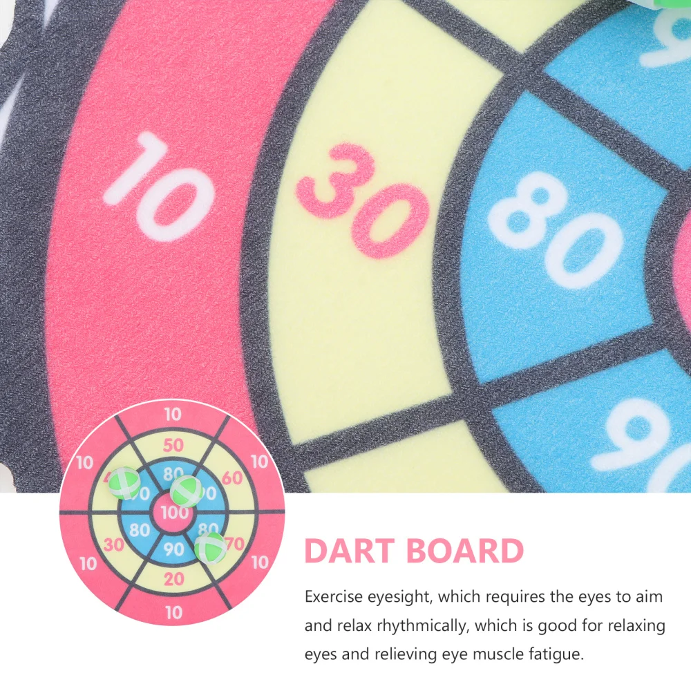 

2 Sets of Children Dart Board Kit Throwing Sticky Target Plaything