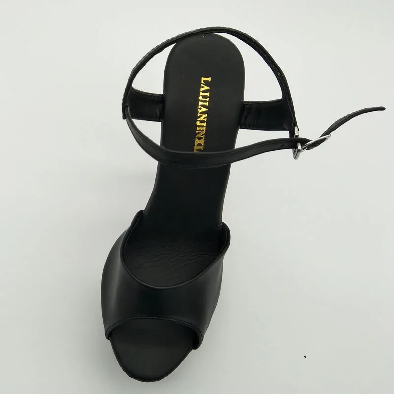 Женские туфли на тонком высоком каблуке 15 см водонепроницаемая обувь платформе 5