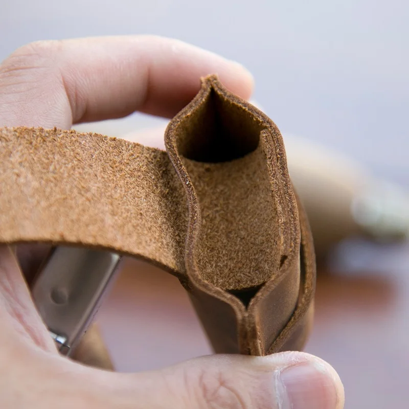 Чехол из воловьей кожи для зажигалки мужской Карманный чехол обычной плоской