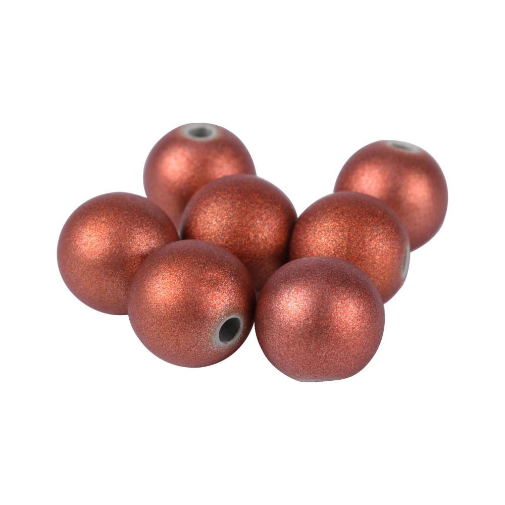 Матовые бусины россыпью 50 шт./лот 8 мм аксессуары сделай сам фурнитура CCB матовые