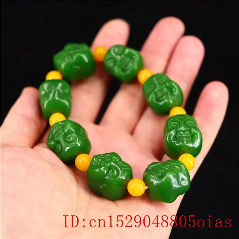 Jade mMaitreya браслет очаровательные ювелирные изделия Модные подарки Jadeite