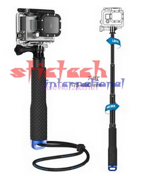 20 шт. алюминиевая палка для селфи GoPro Hero 1 2 3 + 4 SJ4000|selfie stick extendable|selfie stickaluminum selfie |
