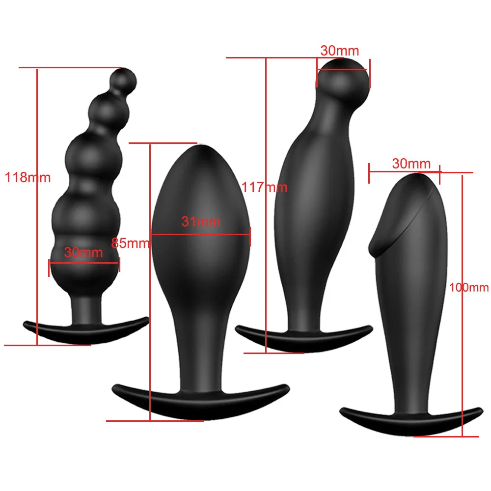 Butt Plug Silicone Open Expander Dildo Prostate Massager Anal Dilator Male Masturbator Women Men Couples Gay Sex To | Красота и