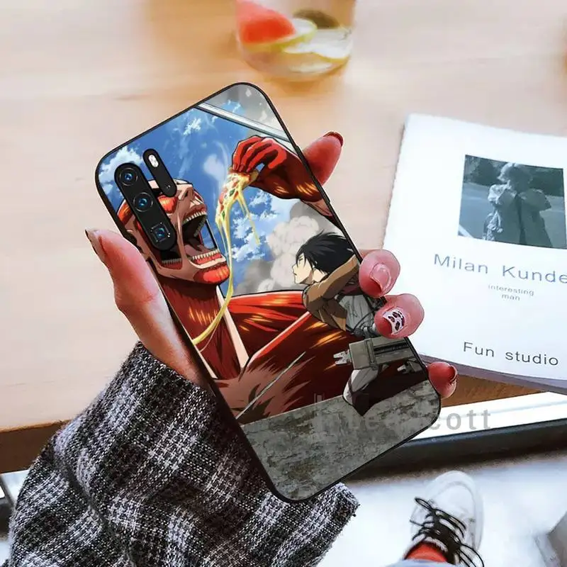 

Attack on Titan Phone Case For Huawei P9 P10 P20 P30 Pro Lite smart Mate 10 Lite 20 Y5 Y6 Y7 2018 2019