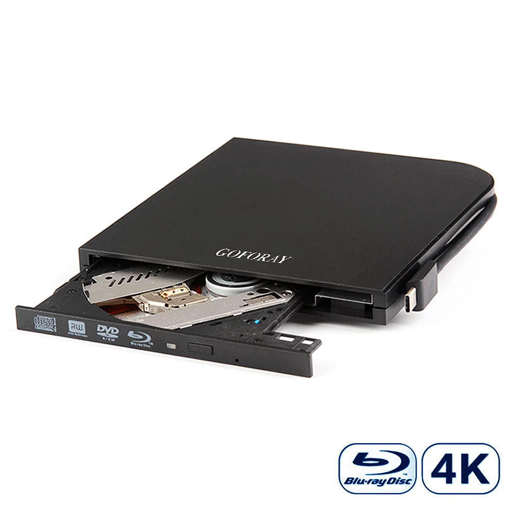 

USB 3.0 Type-C Blu-Ray Drive External DVD Recorder BD-RE CD/DVD RW Writer Rewriter ODD HDD Burner Drive Support 4K 3D Playback