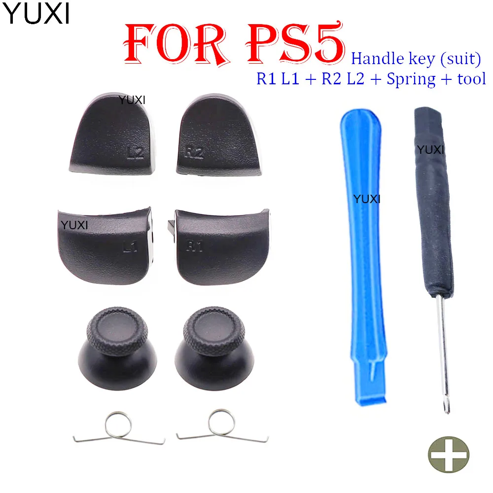 

YUXI Game Controller Repair Parts Gamepad Tools For PS5 R1 R2 L1 L2 Spring Screwdriver Set FOR PS5 Repair Parts