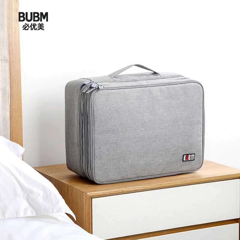 

BUBM Universal Travel File Pouch Document Organizer Home Certificate Bag Passport Archives Papers Storage Package Briefcase