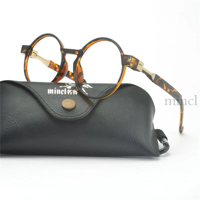 Мужские и женские очки для чтения MINCL/ 2019 ретро большие прозрачные леопардовые