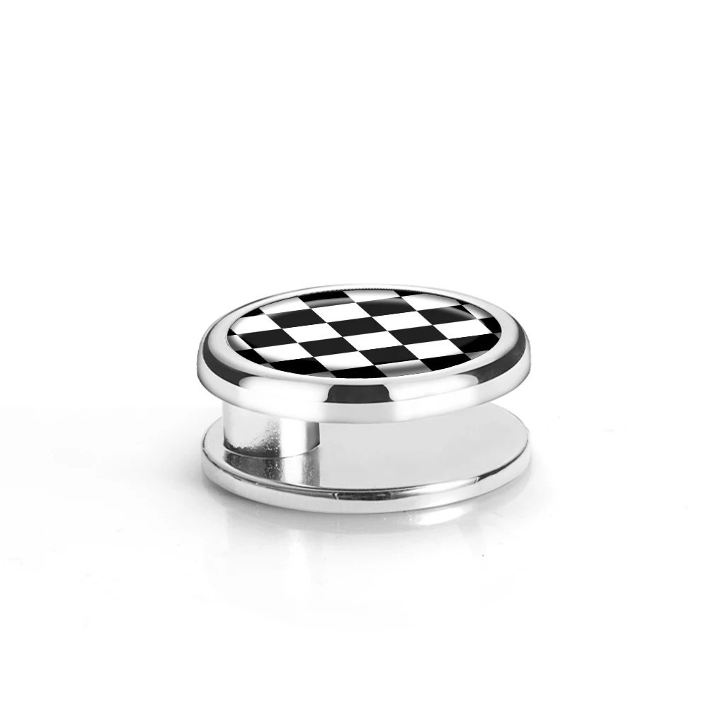 1/2/4 шт. Металлические Мини-значки в виде гоночного флага автомобильные крючки