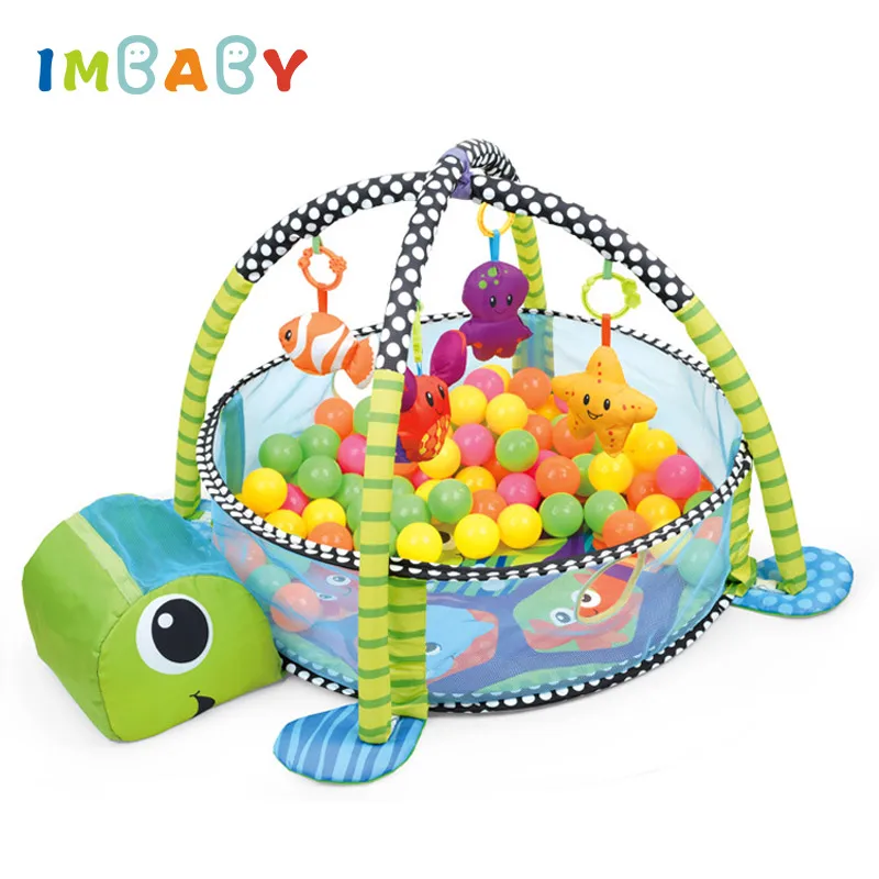 IMBABY детский коврик для занятий спортом три в одном с шаровой стойка для фитнеса ползающий коврик игровой коврик спортивный коврик для ребенка аксессуары для детской комнаты