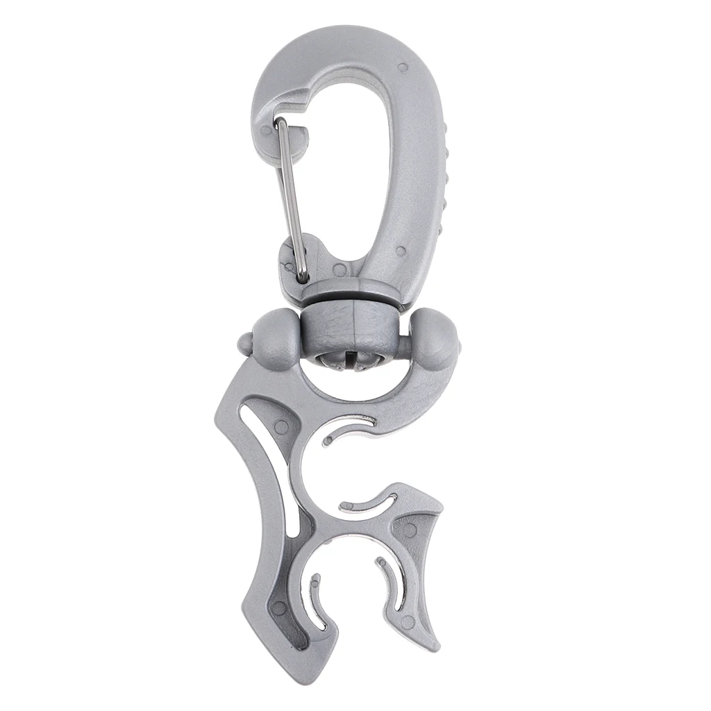 Дайвинг дайвер пластиковый двойной 2 BCD держатель шланга Фиксатор с защелкой клип