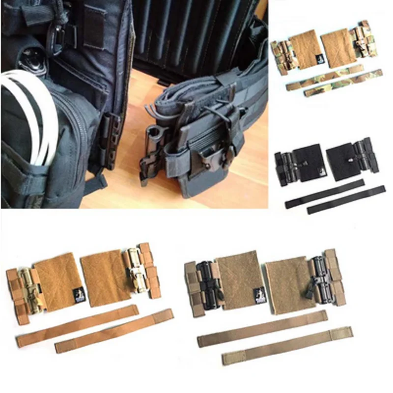 

Tactical Vest Universal MOLLE Quick Release Buckle System Kit For JPC CPC NCPC 6094 420 Vest