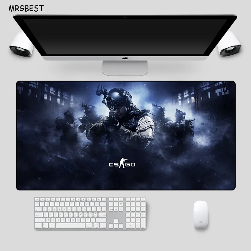 CS GO игровая коврик для мыши прочная нескользящая клавиатура супер защита от