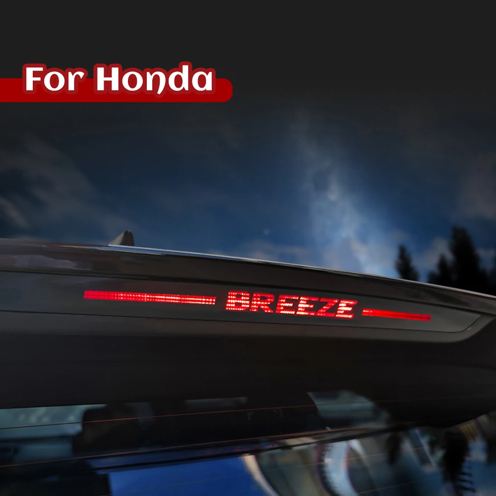 

Наклейки 3D из углеродного волокна для honda breeze тормозной фонарь наклейка, наклейки для стоп-сигналов и стоп-сигналов, аксессуары