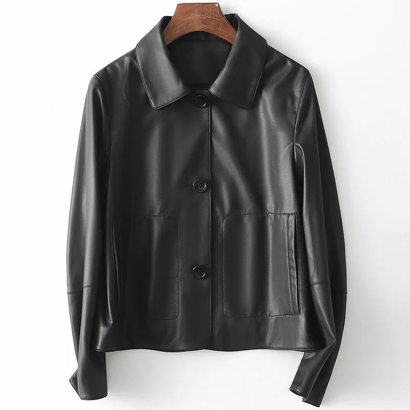 

Long simple and honest autumn 2021 new small short lapel jacket women's fashion