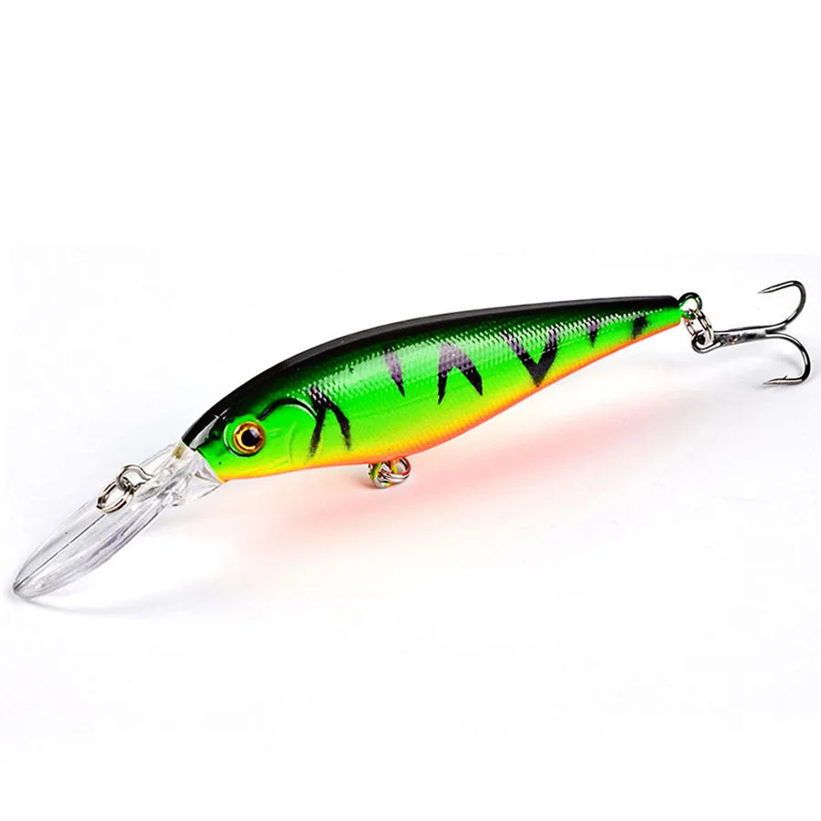 

10pcs Minnow Crankbait Wobbler For Fishing Lure/Accessories/Tackle Trolling Swimbait Artificial Bait Hard 3d Eyes Fish Carp Bass