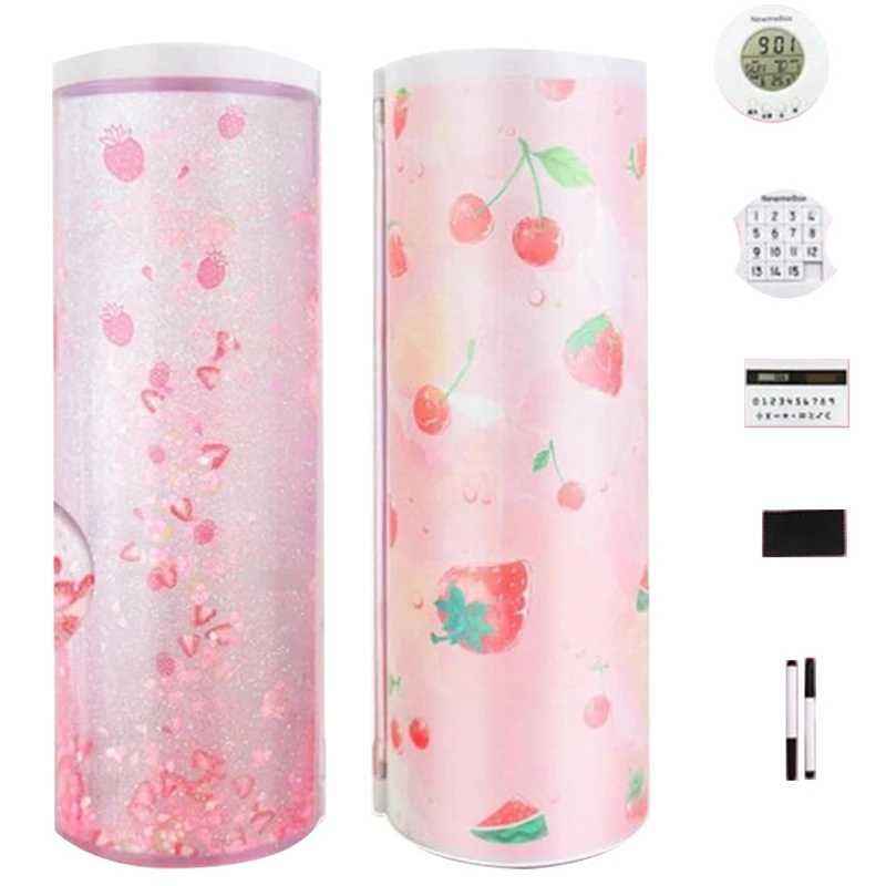 

NBX Pencil Cases Multi-Function Quicksand Pen Box Students School Supplies Anime Stationery for Girl Boy