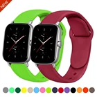 Ремешок силиконовый для Active 2Amazfit BipSamsung Watch 3Huawei Watch GT2, спортивный браслет для Amazfit GTR 47 мм, 22 мм20 мм