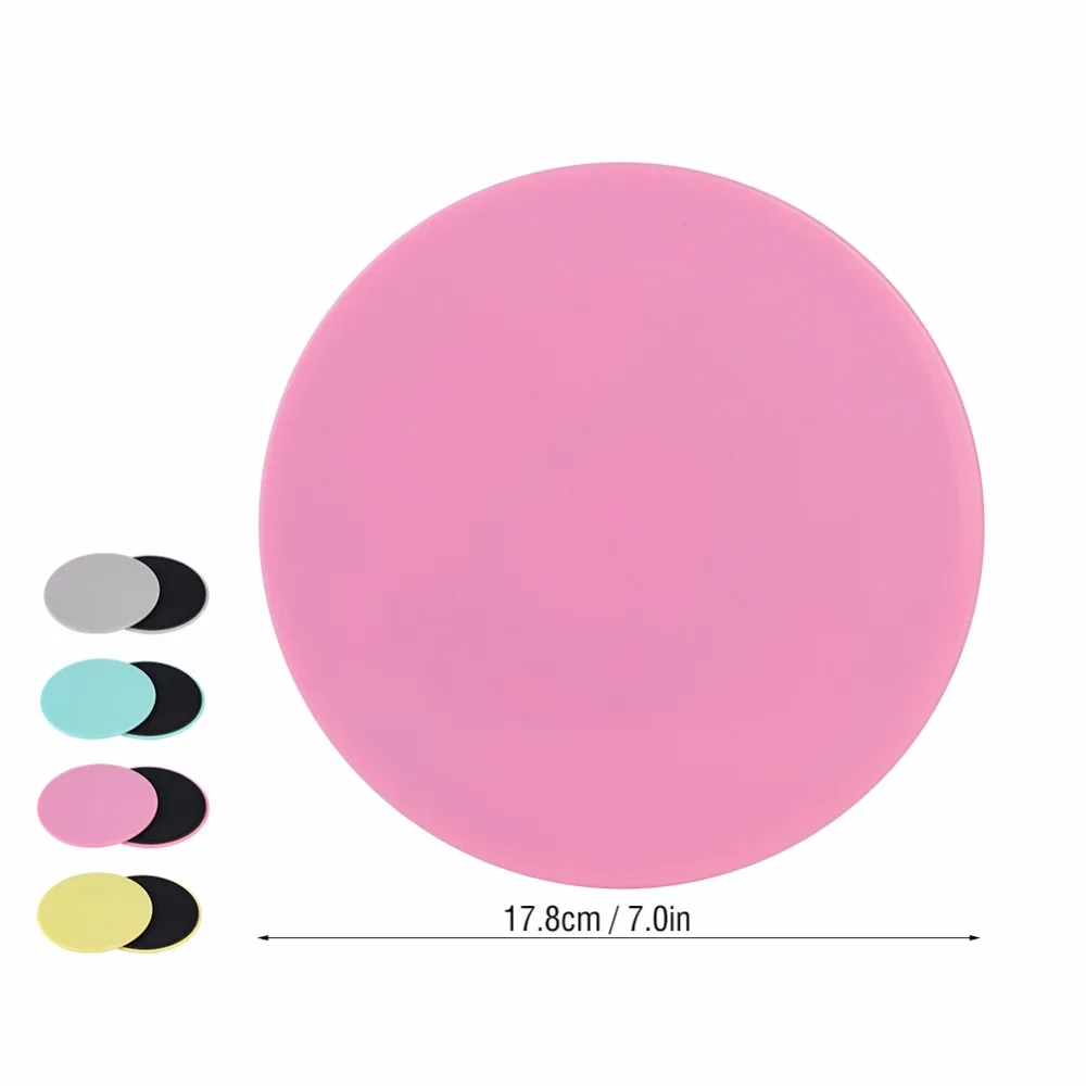 2 шт. скользящие диски слайдер фитнес диск Упражнение раздвижные пластины брюшной сердечник тренировки мышц Йога скользящий диск фитнес оборудование