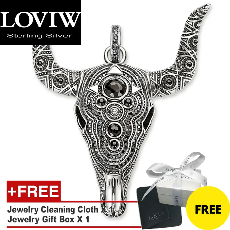 Кулон Bull Череп Буйвола модные Винтажные Ювелирные изделия Перевозка груза