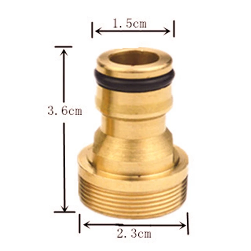 Горячий кран латунный садовый шланг труба быстрый соединитель оборудование для