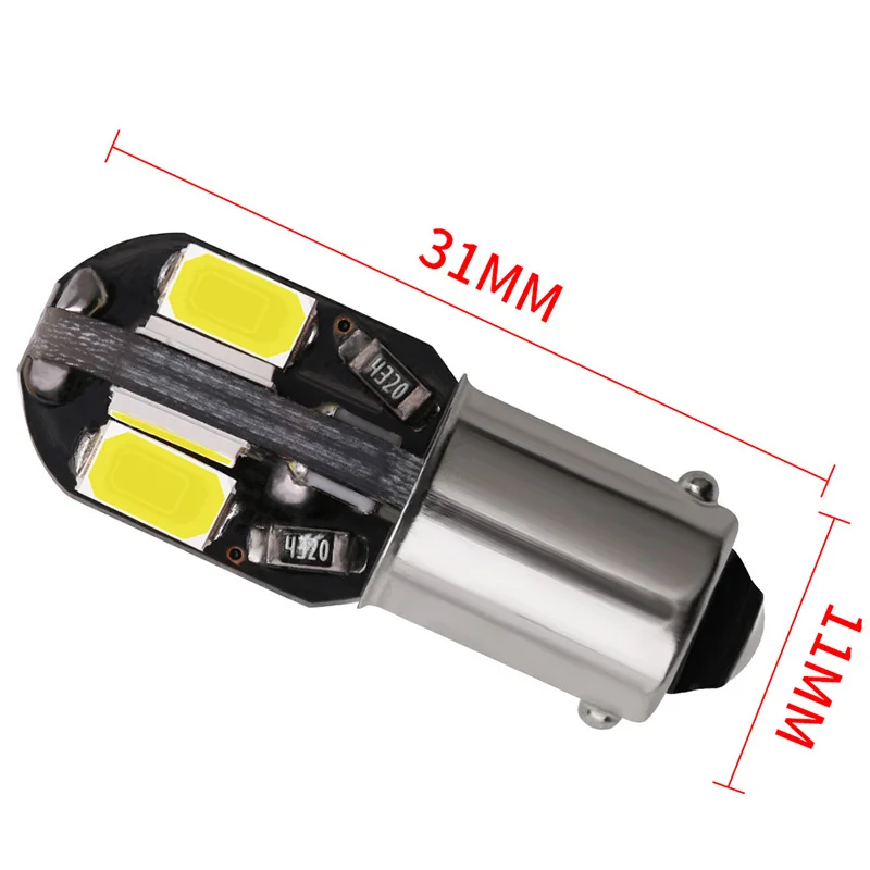 Автомобильный номерной знак лампа Ba9s-5630-8smd ультра-высокой яркости светодиодный