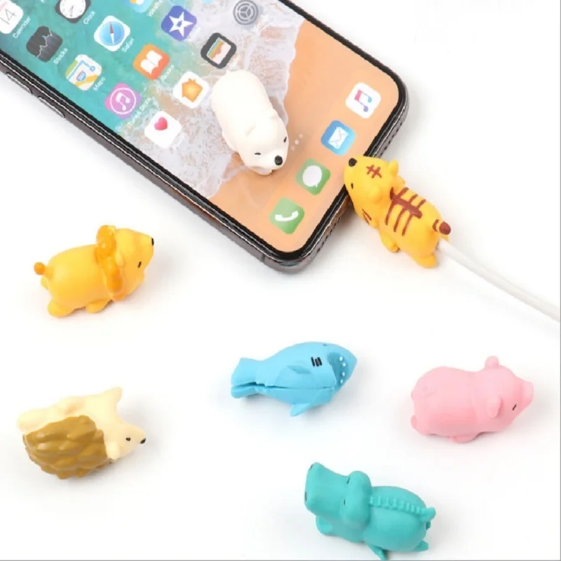 Новинка защита для кабеля Iphone держатель телефона аксессуар органайзер кролик