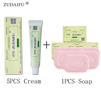 5pcs zudaifuwith box skin psoriasis cream dermatitis eczema ointment 1pcs sulfur soap psoriasis treatment care skin bathe soap