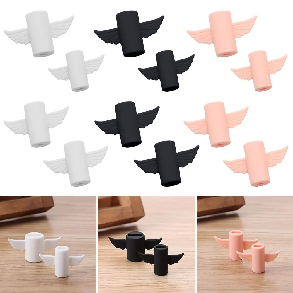 2 шт./компл. мягкий милый держатель кабеля для передачи данных ангельские крылья